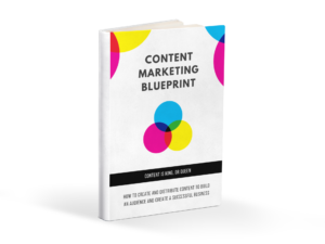 Mock Up Content Marketing Blueprint Image